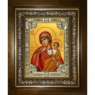 Икона освященная "Ватопедская икона Божией Матери", в киоте 24x30 см фото