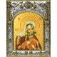 Икона освященная "Взыграние младенца, икона Божией Матери", 14x18 см