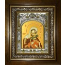 Икона освященная "Взыграние младенца, икона Божией Матери", в киоте 20x24 см