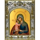 Икона освященная "Взыскание погибших, икона Божией Матери", 14x18 см