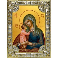 Икона освященная "Взыскание погибших, икона Божией Матери", 18x24 см, со стразами фото