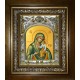 Икона освященная "Виленская икона Божьей Матери", в киоте 20x24 см
