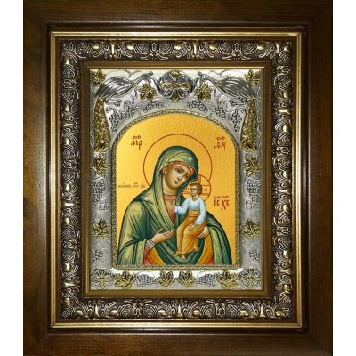 Икона освященная "Виленская икона Божьей Матери", в киоте 20x24 см фото