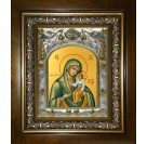 Икона освященная "Виленская икона Божьей Матери", в киоте 20x24 см