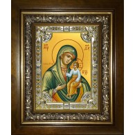 Икона освященная "Виленская икона Божьей Матери", в киоте 24x30 см фото