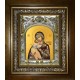 Икона освященная "Владимирская икона Божией Матери", в киоте 20x24 см