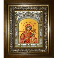Икона освященная "Смоленская икона Божией Матери", в киоте 20x24 см фото