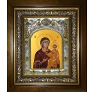 Икона освященная "Смоленская икона Божией Матери", в киоте 20x24 см
