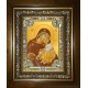 Икона освященная "Влахернская икона Божией Матери", в киоте 24x30 см