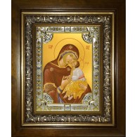 Икона освященная "Влахернская икона Божией Матери", в киоте 24x30 см фото