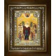 Икона освященная "Всех скорбящих Радость, икона Божией Матери", в киоте 24x30 см
