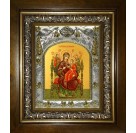 Икона освященная "Всецарица икона Божией Матери", в киоте 20x24 см