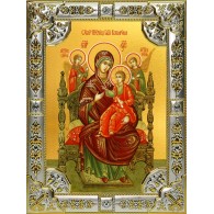 Икона освященная "Всецарица икона Божией Матери", 18x24 см, со стразами фото
