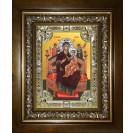 Икона освященная "Всецарица икона Божией Матери", в киоте 24x30 см