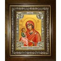 Икона освященная "Гребневская икона Божией Матери", в киоте 24x30 см фото