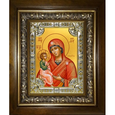Икона освященная "Гребневская икона Божией Матери", в киоте 24x30 см фото