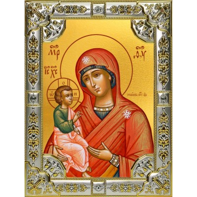 Икона освященная "Гребневская икона Божией Матери",  18x24 см, со стразами фото