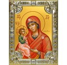 Икона освященная "Гребневская икона Божией Матери",  18x24 см, со стразами