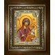 Икона освященная "Грузинская икона Божией Матери",в киоте 24x30 см