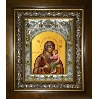 Икона освященная "Далматская икона Божией Матери", в киоте 20x24 см фото