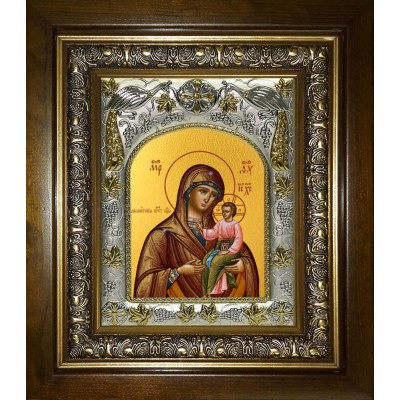 Икона освященная "Далматская икона Божией Матери", в киоте 20x24 см фото