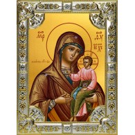 Икона освященная "Далматская икона Божией Матери", 18x24 см, со стразами фото