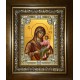 Икона освященная "Далматская икона Божией Матери", в киоте 24x30 см