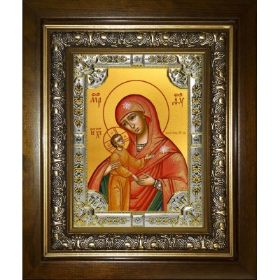 Икона освященная "Девпетерувская икона Божией Матери", в киоте 24x30 см фото