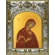 Икона освященная "Деисусная икона Божией Матери", 14x18 см