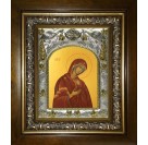 Икона освященная "Деисусная икона Божией Матери", в киоте 20x24 см