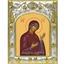Икона освященная "Деисусная икона Божией Матери", 14x18 см