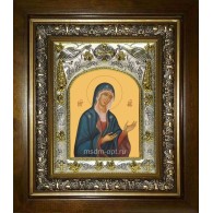 Икона освященная "Деисусная икона Божией Матери", в киоте 20x24 см фото