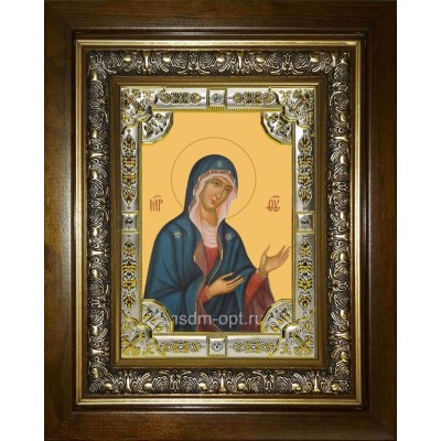 Икона освященная "Деисусная икона Божией Матери", в киоте 24x30 см фото