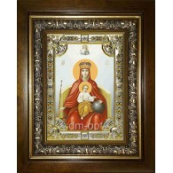 Икона освященная "Державная икона Божией Матери", в киоте 24x30 см фото