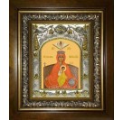 Икона освященная "Державная икона Божией Матери", в киоте 20x24 см