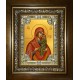 Икона освященная "Домницкая икона Божией Матери", в киоте 24x30 см