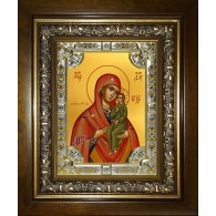 Икона освященная "Домницкая икона Божией Матери", в киоте 24x30 см фото
