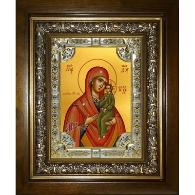 Икона освященная "Домницкая икона Божией Матери", в киоте 24x30 см фото
