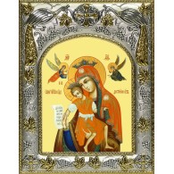 Достойно Есть(Милующая), икона Божией Матери, 14x18 см фото