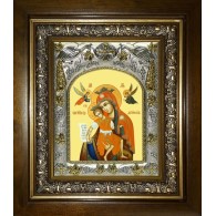 Достойно Есть(Милующая), икона Божией Матери, в киоте 20x24 см фото