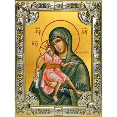 Достойно Есть, икона Божией Матери, 18x24 см, со стразами фото