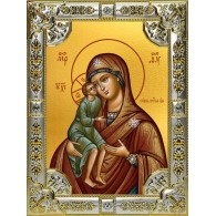 Икона освященная "Елецкая икона Божией Матери", 18x24 см, со стразами фото
