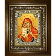 Икона освященная "Жировицкая икона Божией Матери", в киоте 24x30 см фото