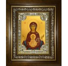 Икона освященная "Знамение икона Божией Матери", в киоте 24x30 см