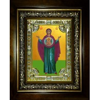 Икона освященная "Знамение икона Божией Матери", в киоте 24x30 см фото