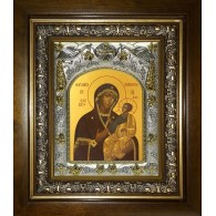 Икона освященная "Иверская икона Божией Матери", в киоте 20x24 см фото