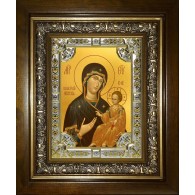 Икона освященная "Иверская икона Божией Матери", в киоте 24x30 см фото