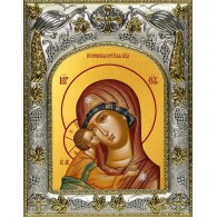 Икона освященная "Игоревская икона Божией Матери", 14x18 см фото