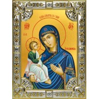 Икона освященная "Иерусалимская икона Божией Матери", 18x24 см, со стразами фото