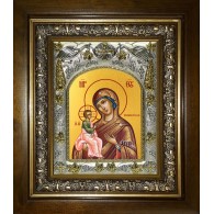 Икона освященная "Иерусалимская икона Божией Матери", в киоте 20x24 см фото